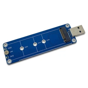 M.2 NVME auf USB 3.0 Riser Board Konverteradapter USB 3.0 auf M-Key NVME US8419 - Afbeelding 1 van 8