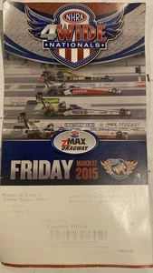 Boleto NHRA 4 Wide Nationals 2015 Zmax Dragway - Imagen 1 de 3