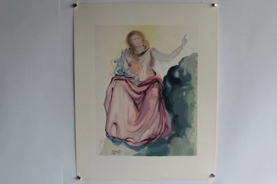 SALVADOR DALÍ Litografía La divina comedia Beatriz (64146) - Imagen 1 de 4