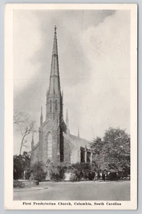 Columbia SC First Presbyterian Church South Carolina Postcard - Picture 1 of 4