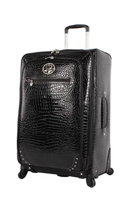Kathy Van Zeeland Croco PVC Designer Luggage - Lightweight Expandable 28 Inch... - Picture 1 of 5