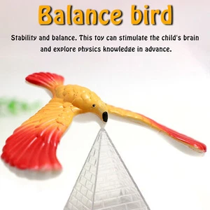 2X Balance Bird Toy Center of Gravity Balancing Bird Fun Balance Finger Toy Gift - Picture 1 of 12