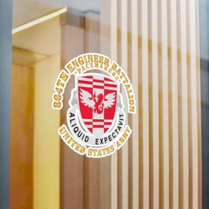 Kiss-Cut Vinyl - 864th Eng Bn - US Army - Picture 1 of 2