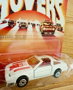 1980s Majorette Nissan 300ZX Turbo White Vintage No. 214 France Movers ZX 300 - Picture 1 of 4