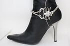 Women Western Boot Bracelet Silver Metal Chains Bling Sexy Shoe Charm Scorpion