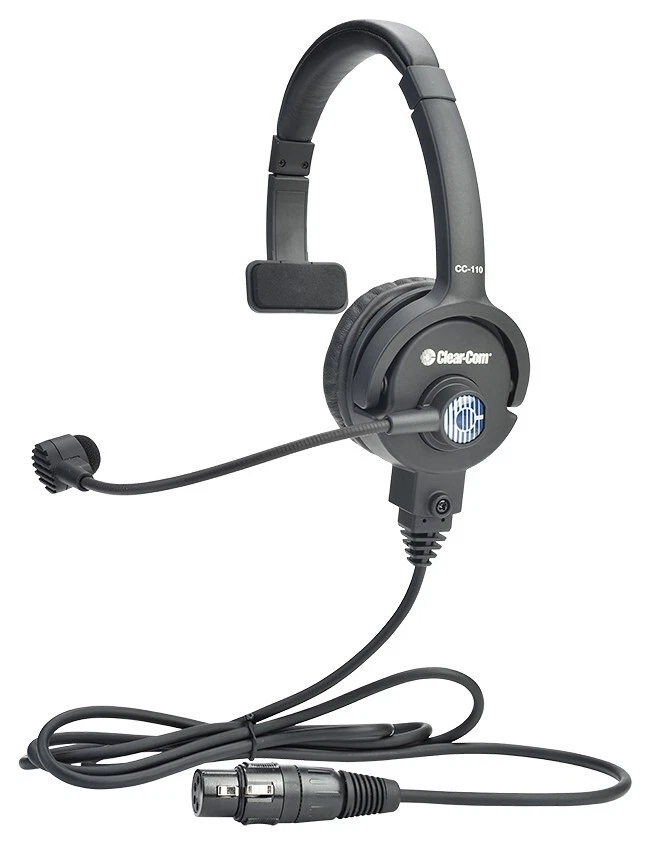 CC-110-X4 | Single On Ear 4 Pin Female XLR Cardioid Headset