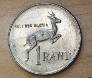 1981 South Africa 1 Rand Springbok - Picture 1 of 2