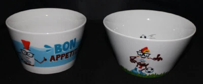 FERRERO RAR!!! 2 VERSCHIEDENE SNACKSCHALEN/MÜSLISCHALEN - SCHOKOBON - SAMMELSPASS - NEU