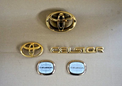 Toyota Celsior UCF30 31 золотой Celsior значки и стойки Celsior значки /Lexus Ls430 - Изображение 1 из 4
