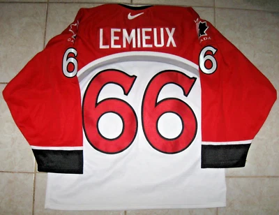#66 Mario LEMIEUX Team CANADÁ Off. Lic. Camiseta Nike NAGANO OLYMPICS, talla M para hombre Foto 1 de 2