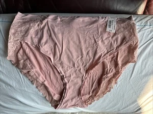 Ambrielle Women's High Leg Brief Panties Size XL, Keepsake Pink. - Picture 1 of 1