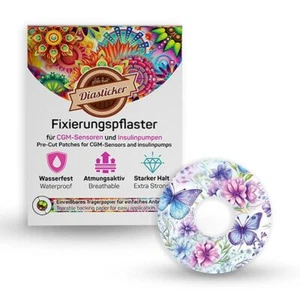 FreeStyle Libre 3 Pflaster - Butterfly Kiss l Diasticker® - Picture 1 of 12