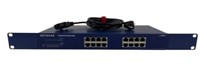 Netgear JGS516 ProSafe 16 Port Gigabit Switch Rack Mount with Power Cord - Picture 1 of 5