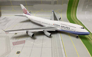 ALBATROS 1/200 China Airlines For Boeing B747-400 B-18215 Last Flight Flaps Down