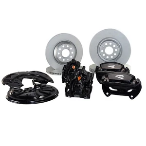 4x Pinza Freno Dischi Set VW Golf 7 VII Gti R Sistema Frenante Grande - Picture 1 of 1