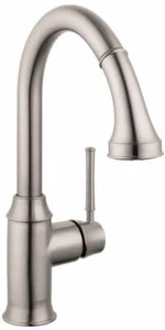 Hansgrohe 04215800 Talis C Single-Handle Pull-Down Sprayer Kitchen Faucet with M - Picture 1 of 8