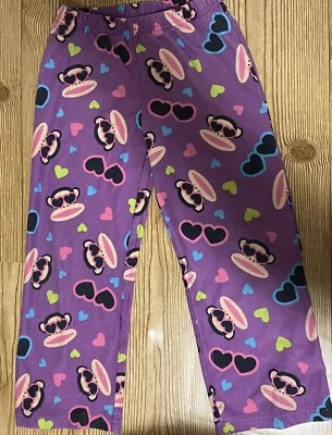 Pantalones de pijama polar Paul Frank Target niñas pequeños morados Foto 1 de 4