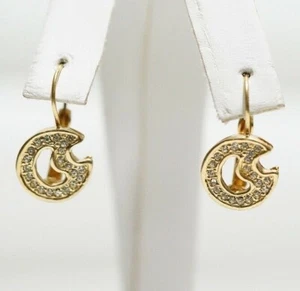 Joseph Esposito Ashley Classics - Gold Tone 3D Paint Palette - Crystal Earrings - Picture 1 of 4