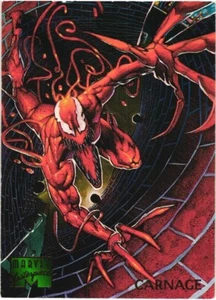 1995 Fleer Marvel Masterpiece Card #19 Carnage - Bild 1 von 2