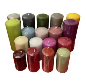 5 - 12kg Premium Stumpenkerzen Blockkerzen Kerzen 1. Wahl farblich bunt gemischt - Picture 1 of 8