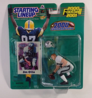 Jim Otto Oakland Raiders 2000 alineación inicial NFL figura de fútbol americano SLU Foto 1 de 3