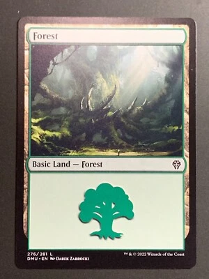 Forest 276/281 Common Land  Dominaria Magic Card MTG 2022 NonFoil - Image 1 of 2