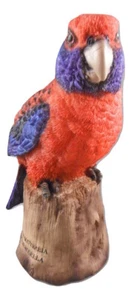 Caja de dinero estatua adorno estatuilla decoración del hogar - Rosella carmesí australiana - Imagen 1 de 6