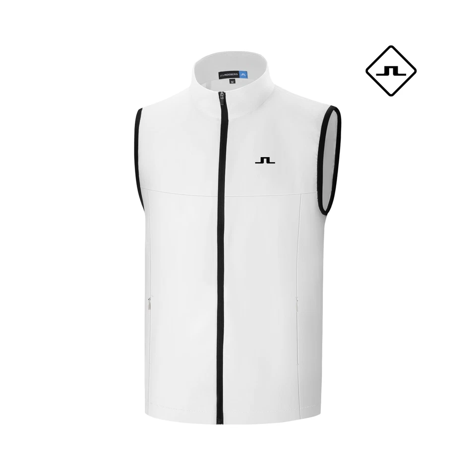 J. LINDEBERG Golf Men's Thin Vest Slim Comfort Tank Top Vest - Image 1 of 4