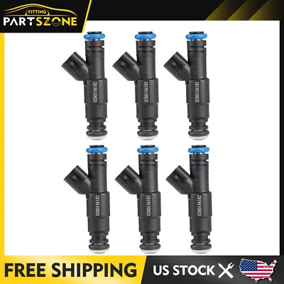 6 个燃油喷射器适用于雪佛兰 Equinox Pontiac Torrent 3.4L 升 2006 - 2009 89017615 — 第 1/4 张图片