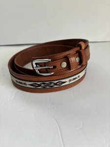 AZTEC LEDERGÜRTEL Made In Mexico Größe 40 - Bild 1 von 5