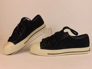 NUEVAS ZAPATILLAS MARC JACOBS AZUL MARINO TERCIOPELO BLANCO GORRA DE GOMA CON CORDONES LOGOTIPO 40 - Imagen 1 de 12
