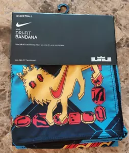 NIKE LEBRON JAMES DRI-FIT BANDANA, NEW, N.100.4112.026, ADULT ONE SIZE - Picture 1 of 2