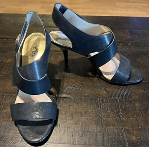 Michael Kors Women’s Rochelle Heels Size 8M Pre-Owned  - Picture 1 of 3