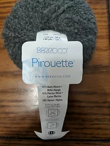 Berroco Pirouette Yarn ~ Qty 1 ~ #2368 Charcoal 140 yards New - Picture 1 of 4