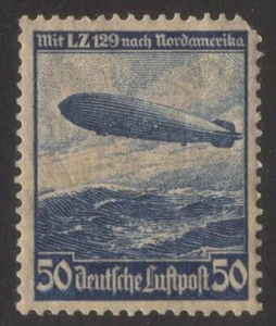 Alemania Reich L58 Original Goma 1v 1936 Aeronave Hindenburg CV 24 eur - Imagen 1 de 2