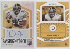 2020 Donruss Elite Passing the Torch Signatures Singles /99 Devin Bush II Auto