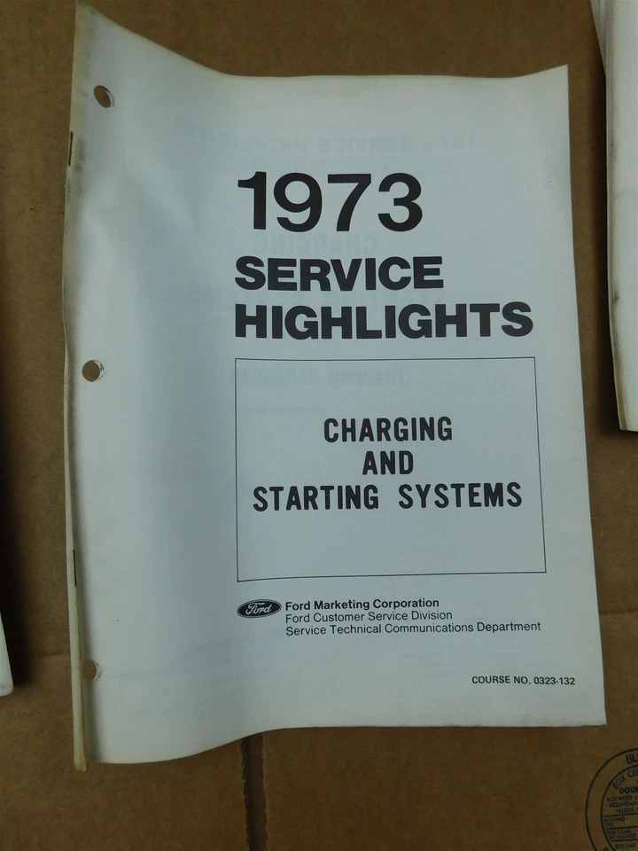 Ford Thunderbird Galaxy Maverick Gran Torino 1973 sistema de arranque de carga manual Foto 1 de 1