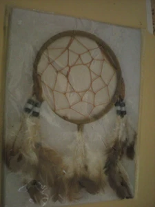 DREAM CATCHER Native American Themed Feathers, Beads New in Packaging 1 Set of 3 - Picture 1 of 7