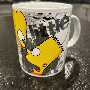 The Simpsons Coffee Mug Cup - Why You Little - Bart Homer - 2011 Fox - Picture 1 of 7