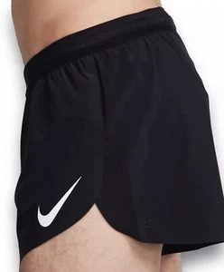 Nike Men’s XL Aeroswift Dri-Fit ADV 2" Running Lined Shorts Black FN3349-010 $90 - Picture 1 of 13
