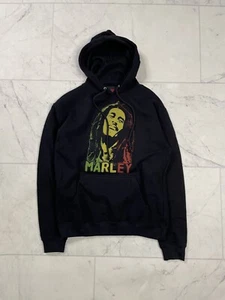 Vintage Zion Bob Marley One Love Full Zip Hoodie Black Rasta Color Size Small - Picture 1 of 7