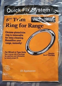GE 6" Trim Ring For Range WB31X5013R - Picture 1 of 2
