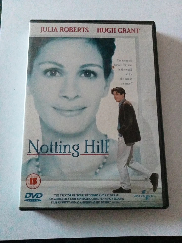 Nothing Hill DVD Featuring  Julia Roberts and Hugh Grant  - Image 1 of 3