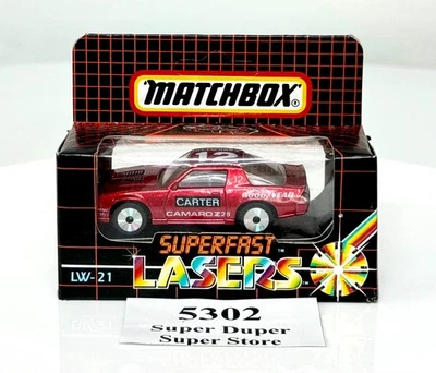 Matchbox - Superfast - Lasers - LW-21 - Chevrolet Camaro Z28 - 1986 - Caixa lacrada - Imagem 1 de 4
