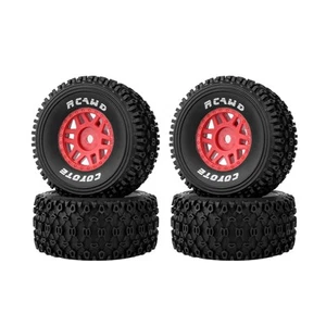 RCAWD 4PC All Terrain Adaptation Pre Glued Wheel Tire For Arrma 1/16 Mojave Grom - Picture 1 of 17