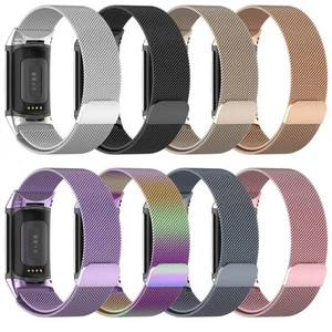 Accessoires de montre bracelet de montre en métal pour Fitbit Charge 6/Charge 5 - Picture 1 of 30
