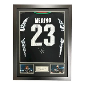 Mikel Merino signed shirt FRAMED EXACT PROOF ACG JERSEY ARSENAL Odegaard Eze - Picture 1 of 5