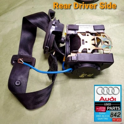 *REAR LEFT SEAT BELT RETRACTOR* for AUDI A6 OEM 1998-2004 *FREE SHIPPING* - Imagem 1 de 2