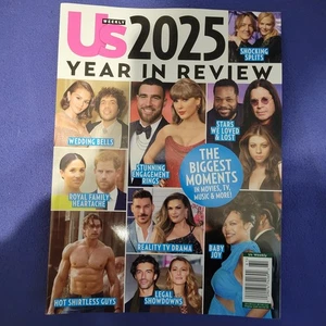 Us Weekly Magazine 2025 Year In Review ~ The Biggest Moments In Movies TV & More - Picture 1 of 7