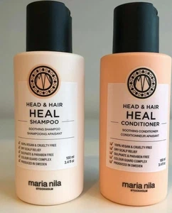 Maria Nila Head & Hair Heal Shampoo Conditioner Duo Travel Size 3.4 oz each - Picture 1 of 1